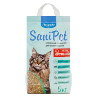 Наполнитель туалета для кошек Природа Sani Pet 5 кг (бентонитовый крупный)