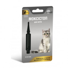 Антигельминтный препарат ProVET Моксистоп для котов до 4 кг, (1 пипетка*0.4мл)