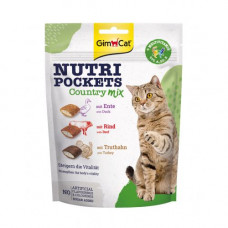 Витаминные лакомства для кошек GimCat Nutri Pockets Кантри микс 150 г