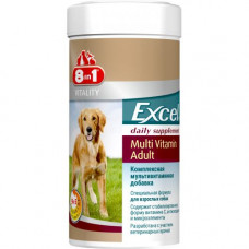 Витамины для взрослых собак 8in1 Excel «Multi Vitamin Adult» 70 таблеток (мультивитамин)