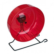 Беговое колесо для грызунов Trixie на подставке d:16 см (пластик, цвета в ассортименте)