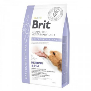 Brit GF VetDiets Dog Gastrointestinal 12 kg при нарушениях пищеварения с селедкой, лососем, горохом