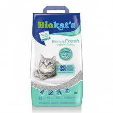Наполнитель туалета для кошек Biokats Bianco Fresh 5 кг (бентонитовый)