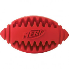 Игрушка NERF Teether Football зеленая/красная маленькая для собак
